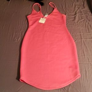 Pink revamped dress. Size small